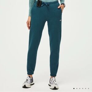 Figs Off Shift Sweatpants Teal Blue Green Size XS